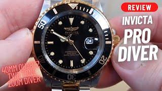 ARE INVICTA WATCHES WORTH IT? PRO DIVER QUARTZ TWO TONE REF 26973 WATCH REVIEW