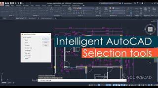 Three intelligent AutoCAD selection tools