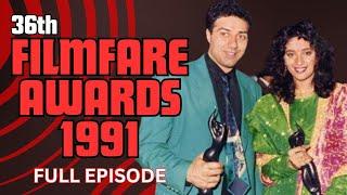 36th Filmfare Awards 1991 FULL EPISODE with Madhuri Dixit, Sunny Deol & more