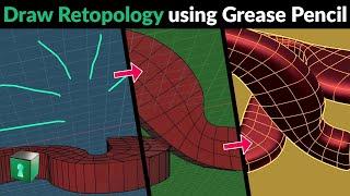 Blender Secrets - Use BSurfaces with Grease Pencil to sketch geometry