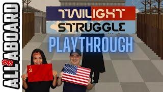 TWILIGHT STRUGGLE | Board Game | 2-Player Playthrough | Fighting the Cold War