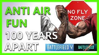 BATTLEFIELD 2042 & BFV: Anti Air Gameplay (SRAW, Fliegerfaust, Tanks, Flakpanzers and More)