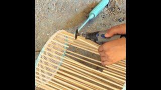 DIY Bird Cage Made from Rackets!  Unique Upcycled Craft!