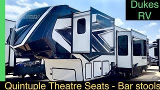 2023 Grand Design Momentum 410TH Luxury 5th Wheel Toy Hauler