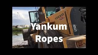 Industrial kinetic recovery rope at work! Yankum Ropes