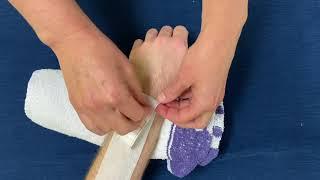 How to apply Hypafix tape for oedema management