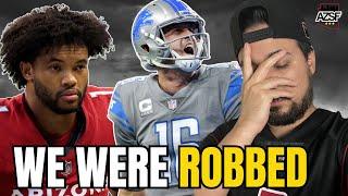 POST GAME REACTION | THE ARIZONA CARDINALS FALL TO THE DETROIT LIONS, WE'RE WE ROBBED?