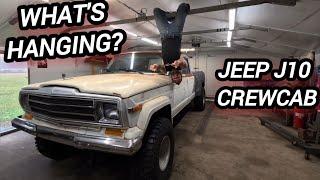 The Crew Cab Jeep Truck Gets Brakes, Frame Painted And Vinyl Removal