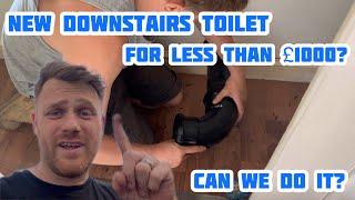 New Toilet….Can We Get it Done For £1000?