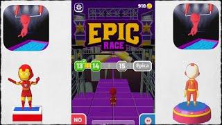 EPIC RACE 3D I Gameplay Walkthrough I  PART 1 FIRST LEVELS AND MIDDLE LEVELS (1/27)