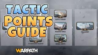 Warpath - Tactic Points For Beginners | (Updated For 2024)