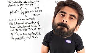SAVAGE Probability Distributions Question | A Level Maths Paper 3
