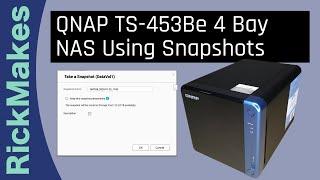 QNAP TS-453Be 4 Bay NAS Using Snapshots