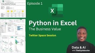 Business Value of Python in Excel   Twitter Space Session Podcast