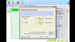 L1390 DTF Printer Epson Adjustment Program waste ink pad counter initialization resettler