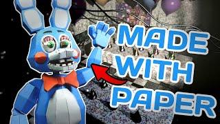 I Made Super Detailed Toy Bonnie VR with Paper!!