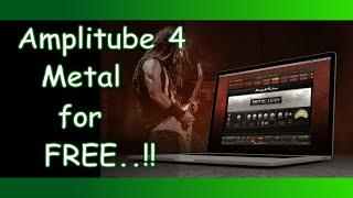 AmpliTube Metal - IK Multimedia Offers FREE AmpliTube Metal To All Subscribers