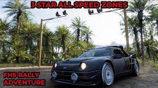 Forza Horizon 5 Rally Adventure - 3 Star All Speed Zones GUIDE