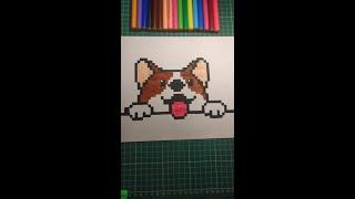 ##pixel art puppy## 