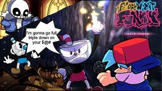 Sajid plays Friday Night Funkin Indie Cross Vs Cuphead Part 1