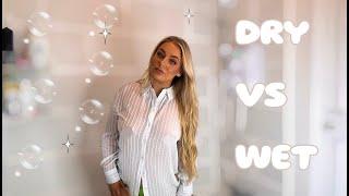 [4k] Transparent Clothes | Dry vs. Wet | Try on Haul with Shan (2024)