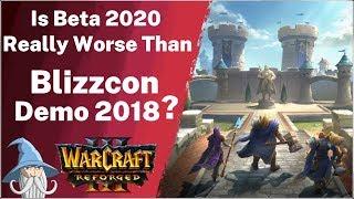 Beta 2020 vs Blizzcon Demo 2018 | Warcraft 3 Reforged