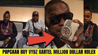 POPCAAN BUY VYBZ KARTEL AH ROLEX WATCH, POPCAAN & VYBZ KARTEL LINK UP