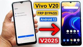 Vivo V20 (V2025) FRP/Reset Google Account Android 12 | Vivo V20 FRP Bypass Easy Method Without PC |