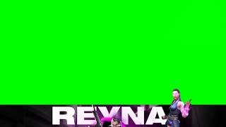 Valorant Reyna 3D character with green screen and overlay, beautiful song also etc.