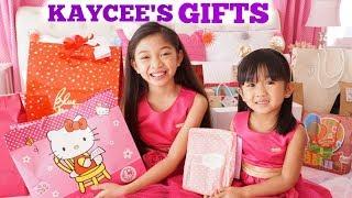 Kaycee's 10th Birthday Gift Opening