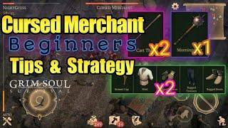 Grim Soul Dark Fantasy : #39 Cursed Merchant Beginners Tips & Strategy !! You Never miss it again