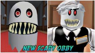 New Scary Obby The Haunted Hotel ALL JUMPSCARE & FULL WALKTHROUGH GAMEPLAY