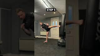 BRUCE LEE SKIP SIDE KICK TUTORIAL #shorts