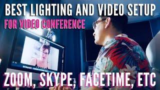 Best lighting and setup for video conference from home | mathias4makeup