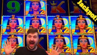 Landing The 16X Multiplier On HIGH LIMIT Dollar Storm Slot Machine! JACKPOT HAND PAY!