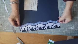 Beckie Belote, a creative memories advisor from Virginia, demos a cute border technique