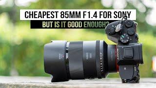 CHEAPEST 85mm F1.4 Prime for Sony - Meike 85mm f1.4