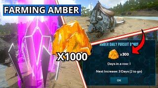 FARMING AMBER WITH DIFFERENT METHODS |EP-4| Ark Survival Evolved Mobile