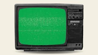 Free Retro TV Green Screen Effect | Vintage Glitch Overlay Template for Video Editing