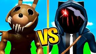 ROBLOX PIGGY DISTORTED NIGHTMARE SKIN VS UKNOWN TRAITOR! (Roblox Piggy RP)