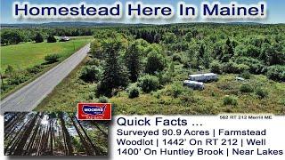 SOLD! Land For Sale In Maine Real Estate Video MOOERS REALTY