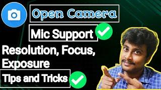 Open Camera all settings in tamil || Open camera settings for youtube videos || BabaRK Tech