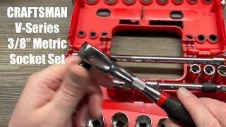 Craftsman V-Series 3/8 Metric Socket and Ratchet Set