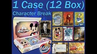 2024 Topps CHROME DISNEY 1 Case (12 Box) Character Break #5 eBay 11/20/24