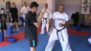 Shihan Sergei Vsevolodov, training Shito Tsuki chudan, Krivoi Rog 2016 May