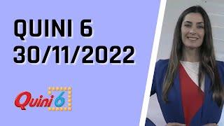 Quini 6 en vivo 30/11/2022 / Resultados del sorteo quini 6 del Miércoles 30 de noviembre del 2022