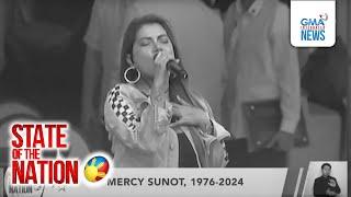 ENTERTAINMENT SPOTLIGHT - Mercy Sunot, 1976-2024  | SONA