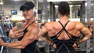 IFBB FBB Pro Helle Trevino training hard and preparing for the World Championships
