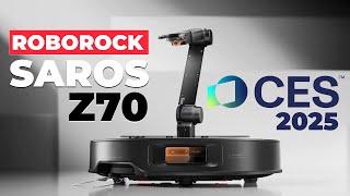 Roborock Saros Z70: рука-манипулятор, 22 000 Па, щётка с ножами Первая информация с CES 2025