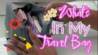 I Went to Hawaii This is what I Took with Me | Travel Makeup Bag